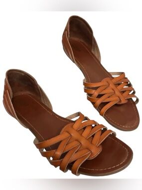 Mossimo Sandals 11 Huarache Flat Brown